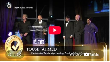 Original Cambridge Heating and Cooling award ceremony screenshot